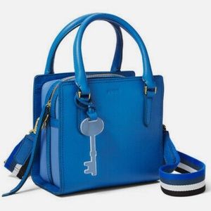 Brand New Blue Hope Fossil Crossbody!